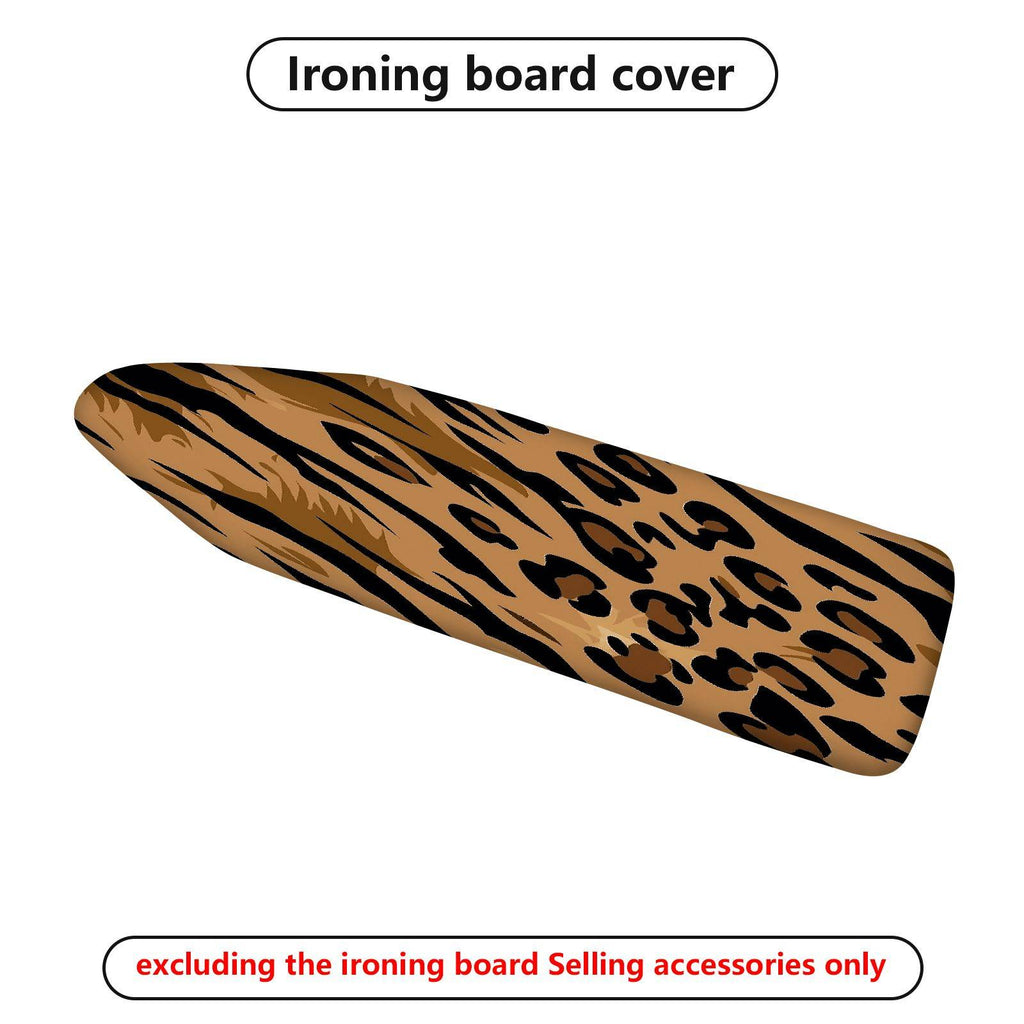 1-Piece Leopard Print Animal Pattern Decorative  Ironing Board Cover, Universal Size, Without Board