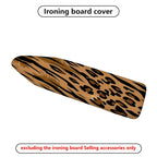 1-Piece Leopard Print Animal Pattern Decorative  Ironing Board Cover, Universal Size, Without Board