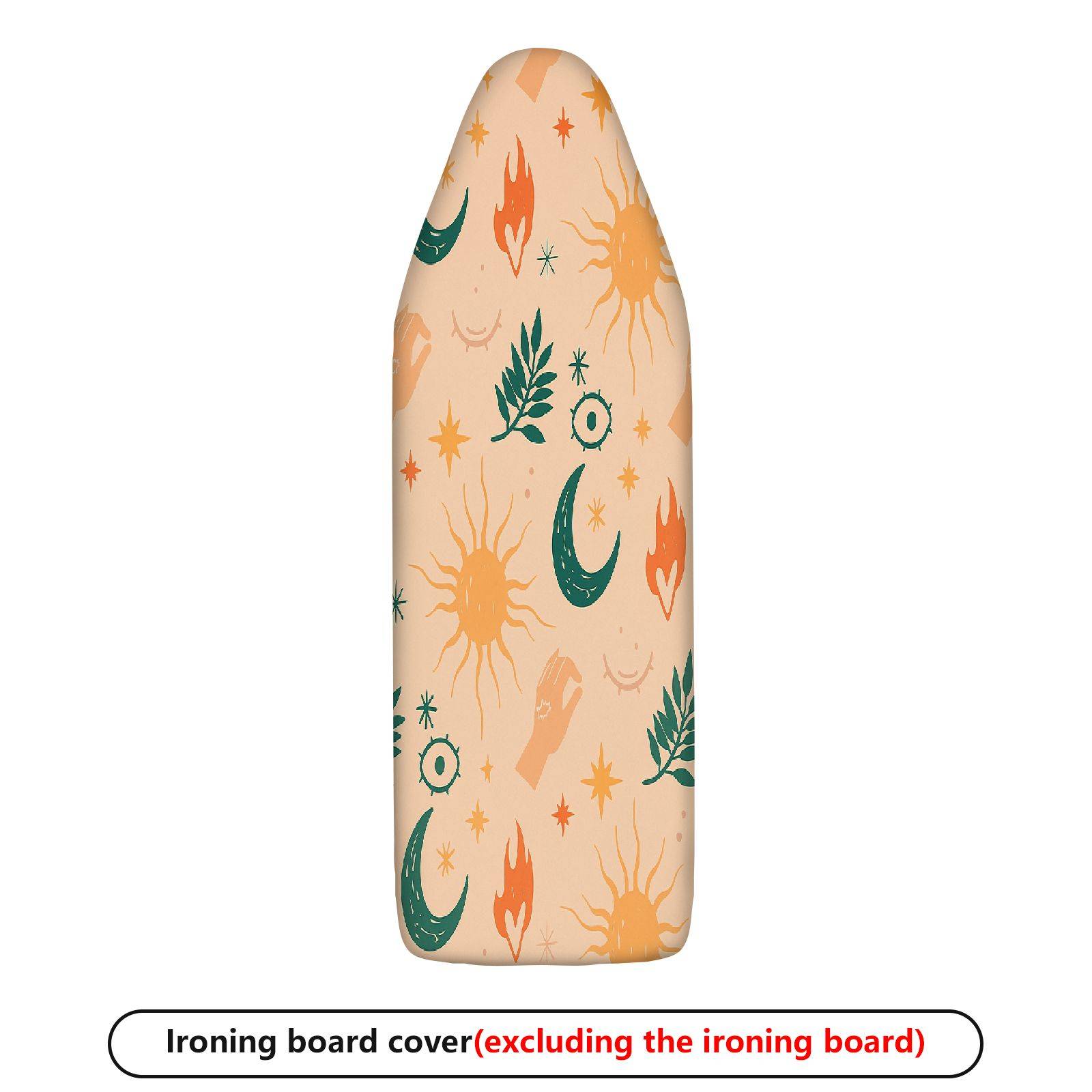 1-Piece Sun Moon Stars  Ironing Board Cover, Universal Size, Without Board