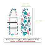 1-Piece Floral Tropical Leaf Pattern Graphic  Ironing Board Cover, Universal Size, Without Board