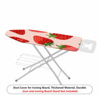 1-Piece Strawberry Red Pink  Ironing Board Cover, Universal Size, Without Board