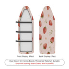 1-Piece Strawberry Floral Pattern  Ironing Board Cover, Universal Size, Without Board