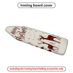 1-Piece Christmas Reindeer Snowflakes  Ironing Board Cover, Universal Size, Without Board
