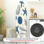1-Piece Seashell Starfish Ocean  Ironing Board Cover, Universal Size, Without Board