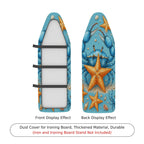 1-Piece Sea Crab Starfish Marine  Ironing Board Cover, Universal Size, Without Board