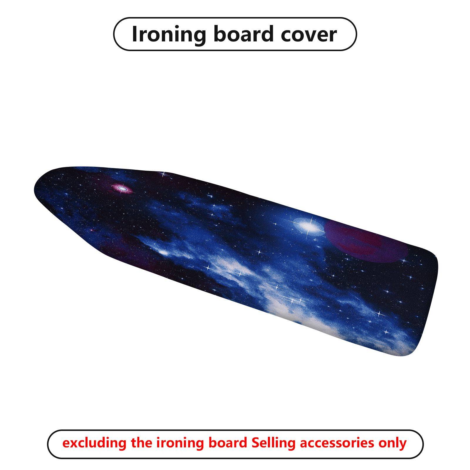 1-Piece Galaxy Starry Night Sky  Ironing Board Cover, Universal Size, Without Board