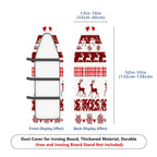 1-Piece Christmas Reindeer Snowflake  Ironing Board Cover, Universal Size, Without Board
