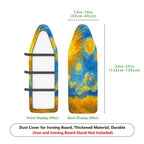1-Piece Starry Night Van Gogh Painting Print Art  Ironing Board Cover, Universal Size, Without Board