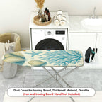 1-Piece Sea Shell Starfish Coral  Ironing Board Cover, Universal Size, Without Board