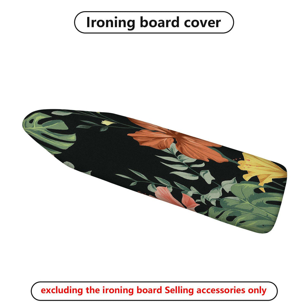 1-Piece Floral Jungle Tropical  Ironing Board Cover, Universal Size, Without Board