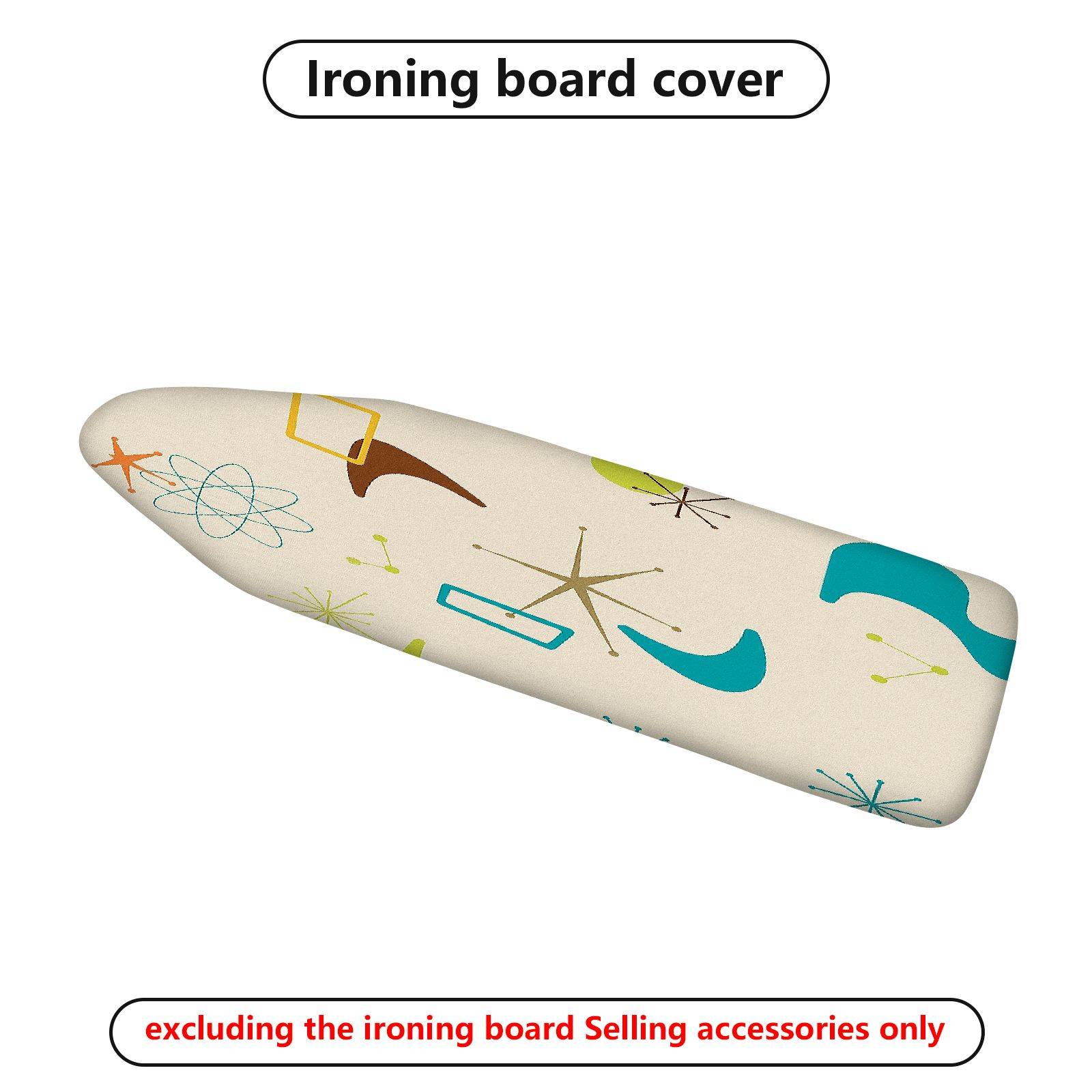 1-Piece Geometric Abstract Retro  Ironing Board Cover, Universal Size, Without Board