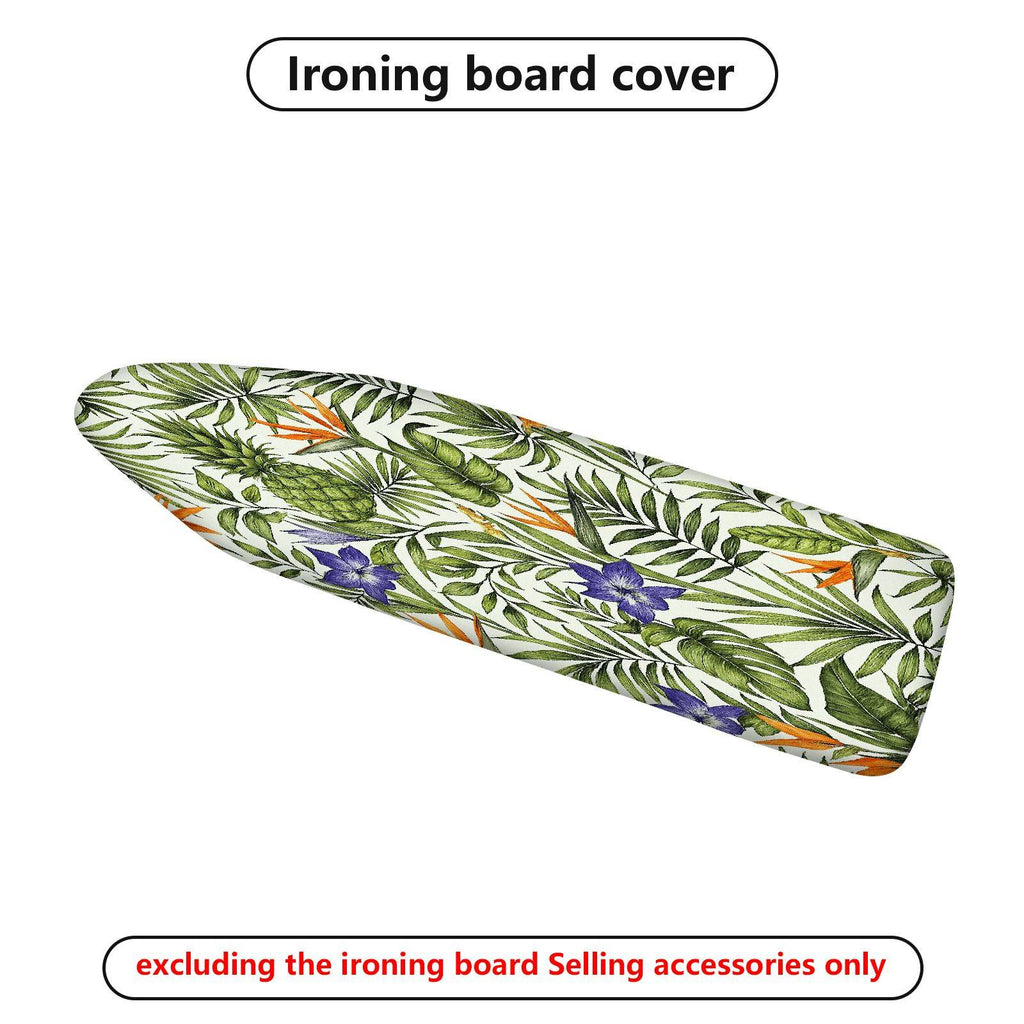 1-Piece Tropical Floral Leaf  Ironing Board Cover, Universal Size, Without Board
