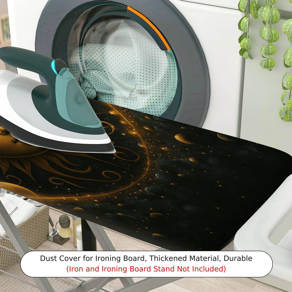 1-Piece Sun Moon Stars  Ironing Board Cover, Universal Size, Without Board