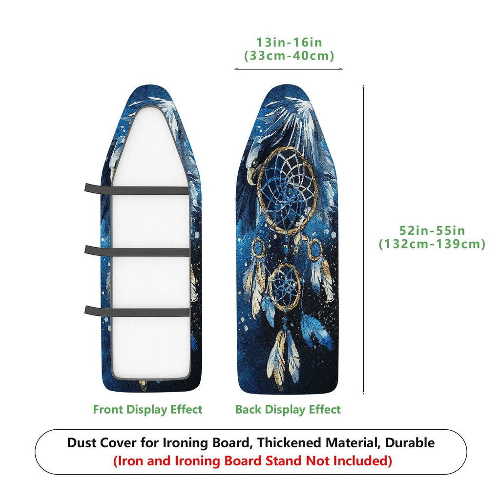 1-Piece Dreamcatcher Feathers Night  Ironing Board Cover, Universal Size, Without Board