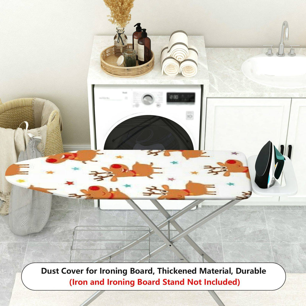 1-Piece Reindeer Festive Star  Ironing Board Cover, Universal Size, Without Board