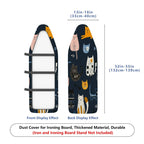 1-Piece Cat Animal  Ironing Board Cover, Universal Size, Without Board