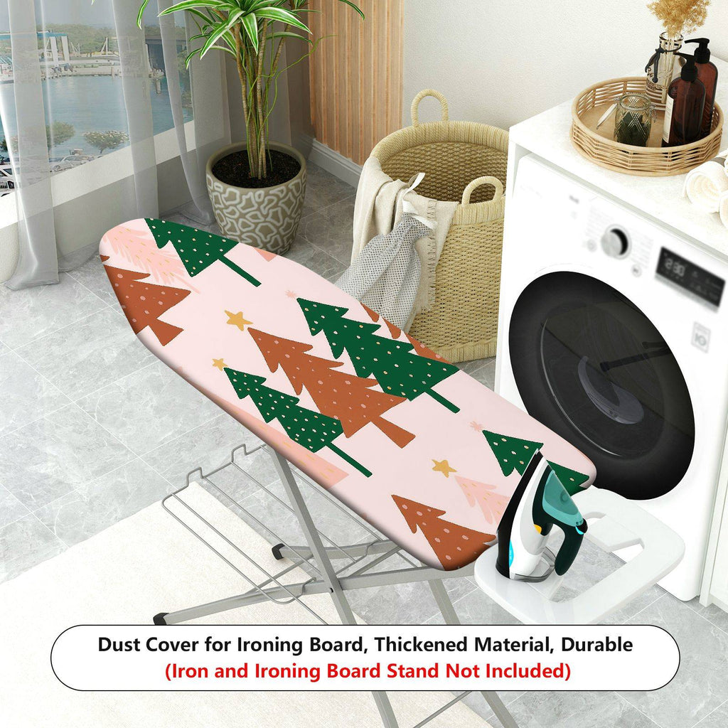 1-Piece Christmas Tree Star Pattern  Ironing Board Cover, Universal Size, Without Board