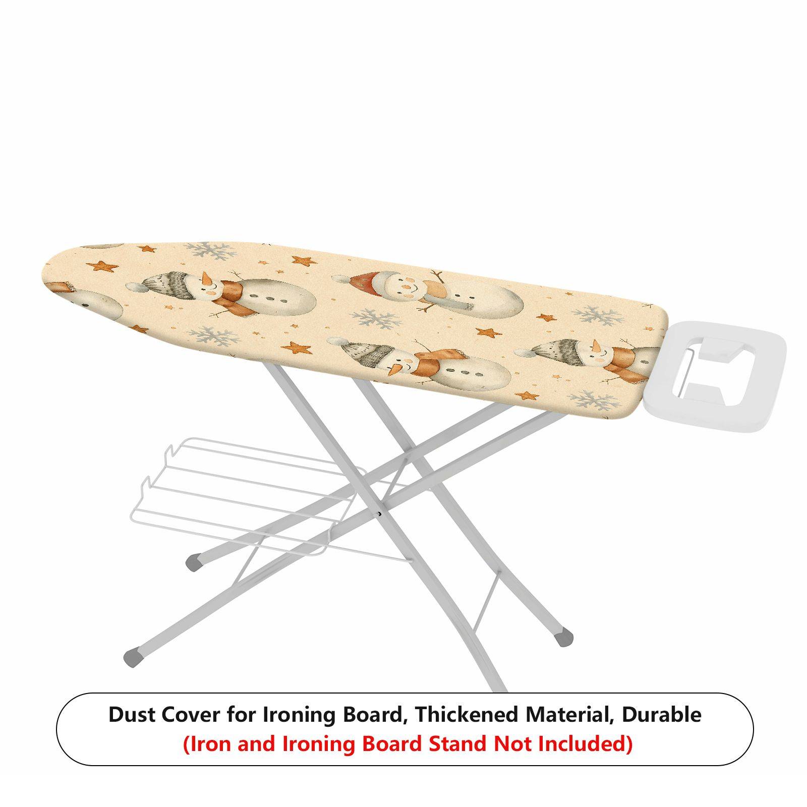 1-Piece Snowman Star Winter  Ironing Board Cover, Universal Size, Without Board