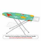 1-Piece Christmas Snowflake Santa  Ironing Board Cover, Universal Size, Without Board