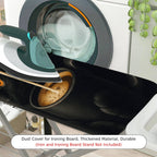 1-Piece Black Cat Artistic Animal Modern  Ironing Board Cover, Universal Size, Without Board