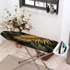 1-Piece Tropical Leaf Exotic Jungle  Ironing Board Cover, Universal Size, Without Board