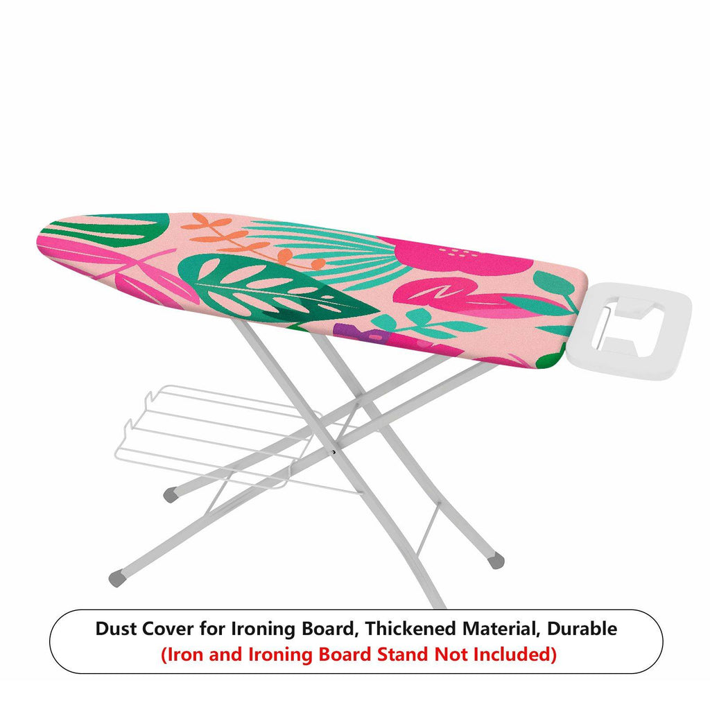 1-Piece Floral Tropical Botanical  Ironing Board Cover, Universal Size, Without Board