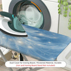 1-Piece Swan Starry Night Elegant  Ironing Board Cover, Universal Size, Without Board