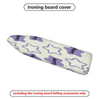 1-Piece Star Pattern Lucky Text Purple  Ironing Board Cover, Universal Size, Without Board