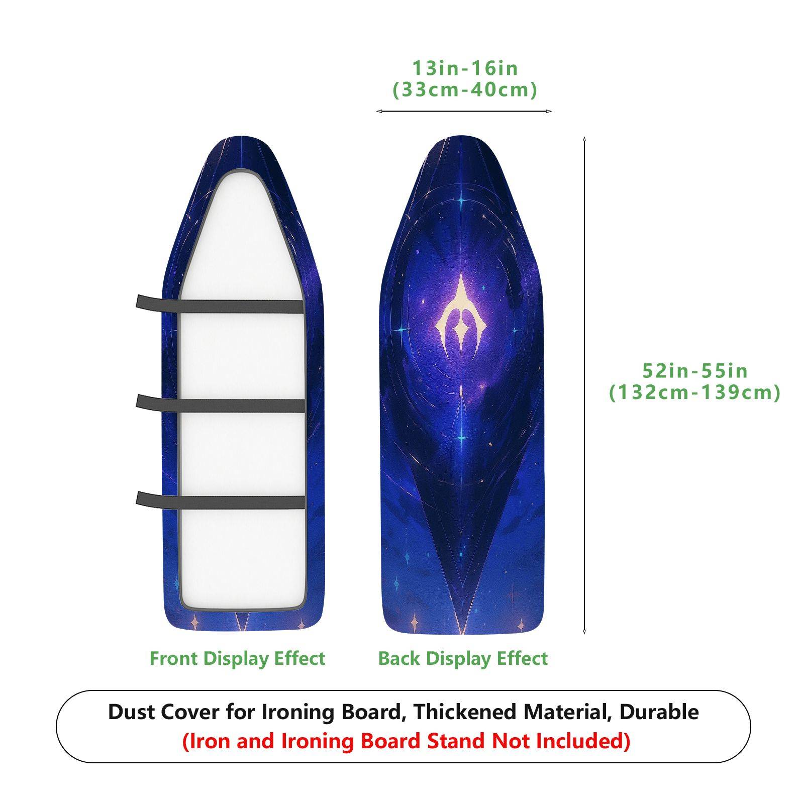 1-Piece Galaxy Star Space  Ironing Board Cover, Universal Size, Without Board