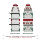 1-Piece Reindeer Snowflake Red  Ironing Board Cover, Universal Size, Without Board