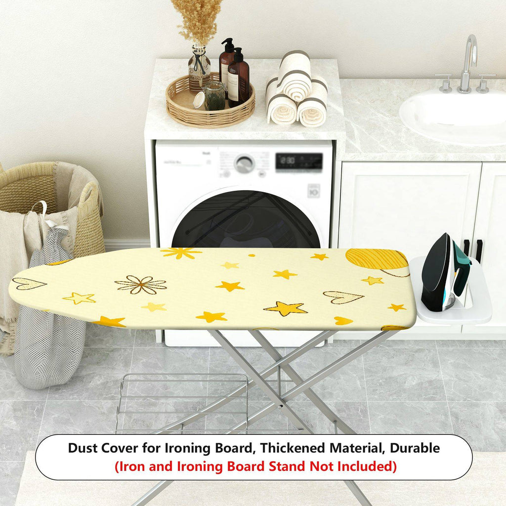 1-Piece Star Heart Flower  Ironing Board Cover, Universal Size, Without Board