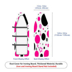 1-Piece Polka Dots Stars Swirls  Ironing Board Cover, Universal Size, Without Board