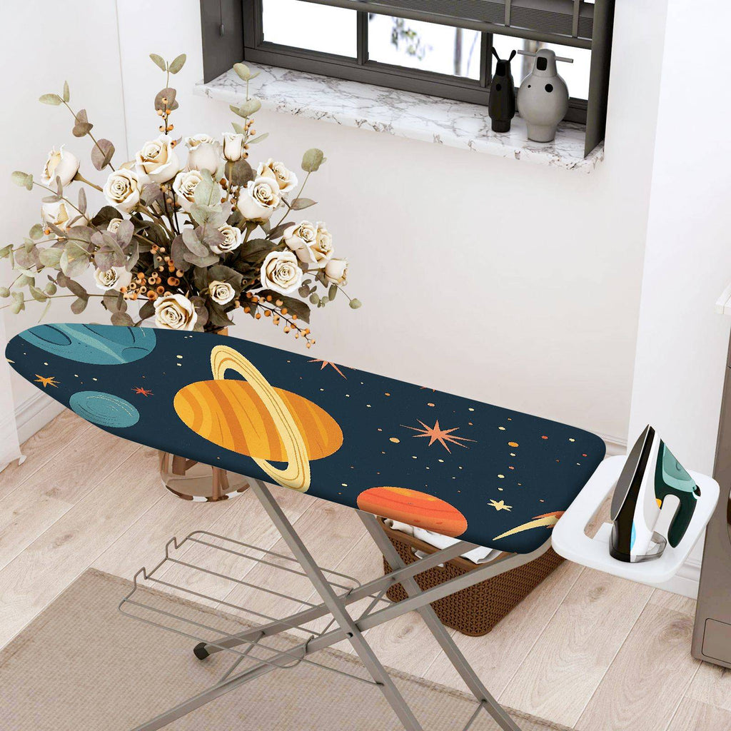 1-Piece Space Planet Star  Ironing Board Cover, Universal Size, Without Board