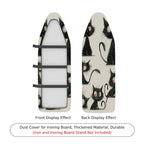 1-Piece Cat Pattern Black  Animal  Ironing Board Cover, Universal Size, Without Board