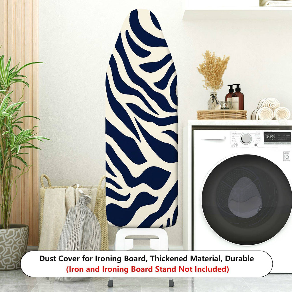 1-Piece Zebra Pattern Striped Chic  Ironing Board Cover, Universal Size, Without Board