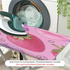 1-Piece Strawberry Diamond Rose  Ironing Board Cover, Universal Size, Without Board