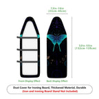 1-Piece Butterfly Starry Night Mystical  Ironing Board Cover, Universal Size, Without Board