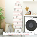 1-Piece Stripes Stars Hearts  Ironing Board Cover, Universal Size, Without Board
