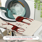 1-Piece Christmas Reindeer Snowflakes  Ironing Board Cover, Universal Size, Without Board