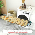 1-Piece Geometric Retro Colorful  Ironing Board Cover, Universal Size, Without Board