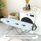1-Piece Penguin Snowflake Christmas  Ironing Board Cover, Universal Size, Without Board
