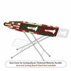 1-Piece Snowman Christmas Patchwork  Ironing Board Cover, Universal Size, Without Board
