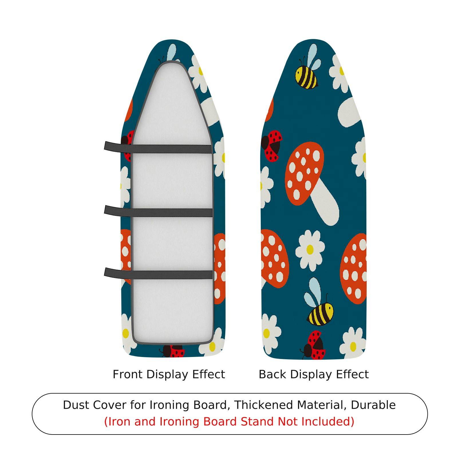1-Piece Floral Animal  Ironing Board Cover, Universal Size, Without Board
