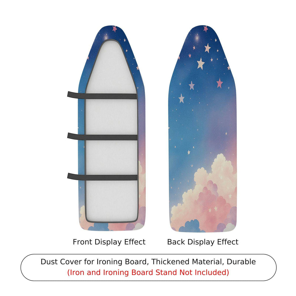1-Piece Starry Cloud Pastel Sky  Ironing Board Cover, Universal Size, Without Board