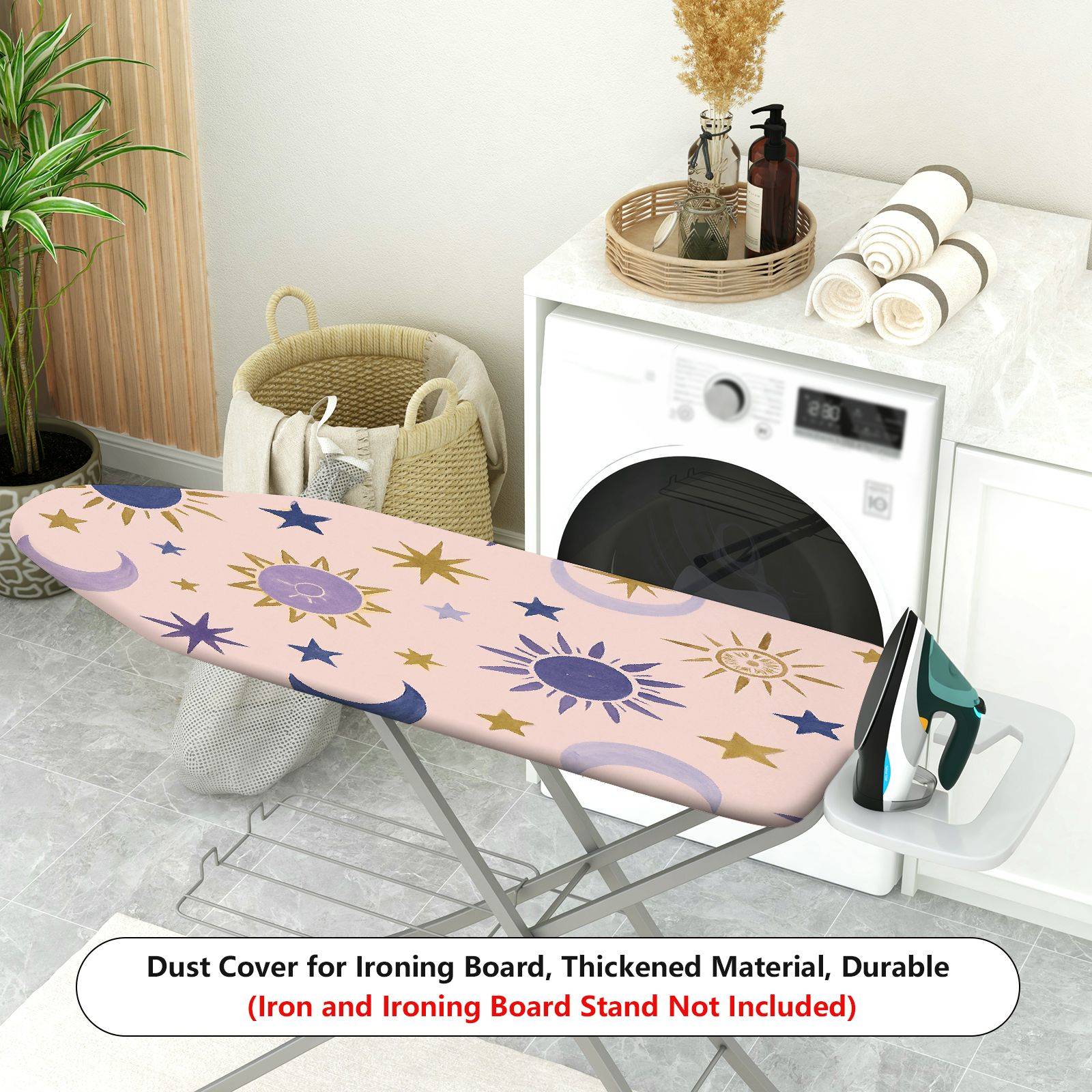 1-Piece Moon Star Sky  Ironing Board Cover, Universal Size, Without Board