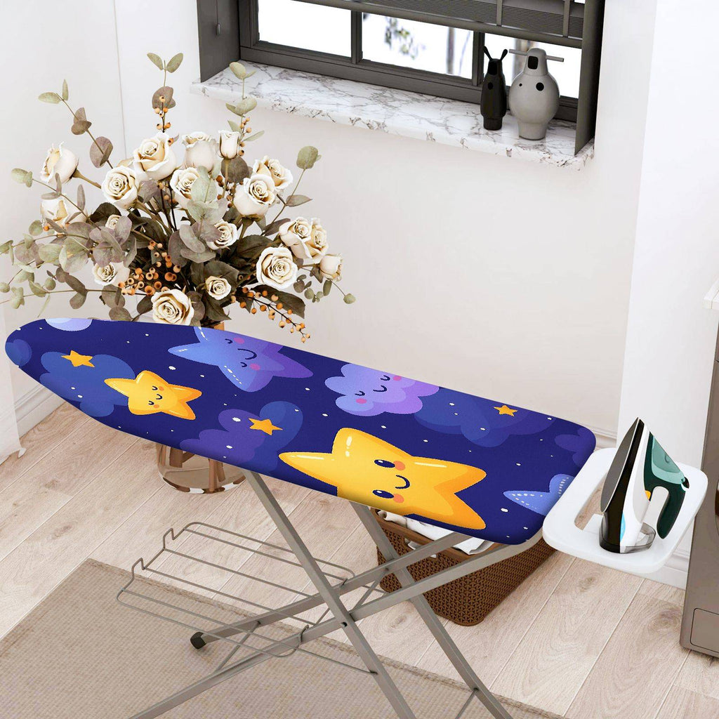 1-Piece Starry Night  Cloud  Ironing Board Cover, Universal Size, Without Board