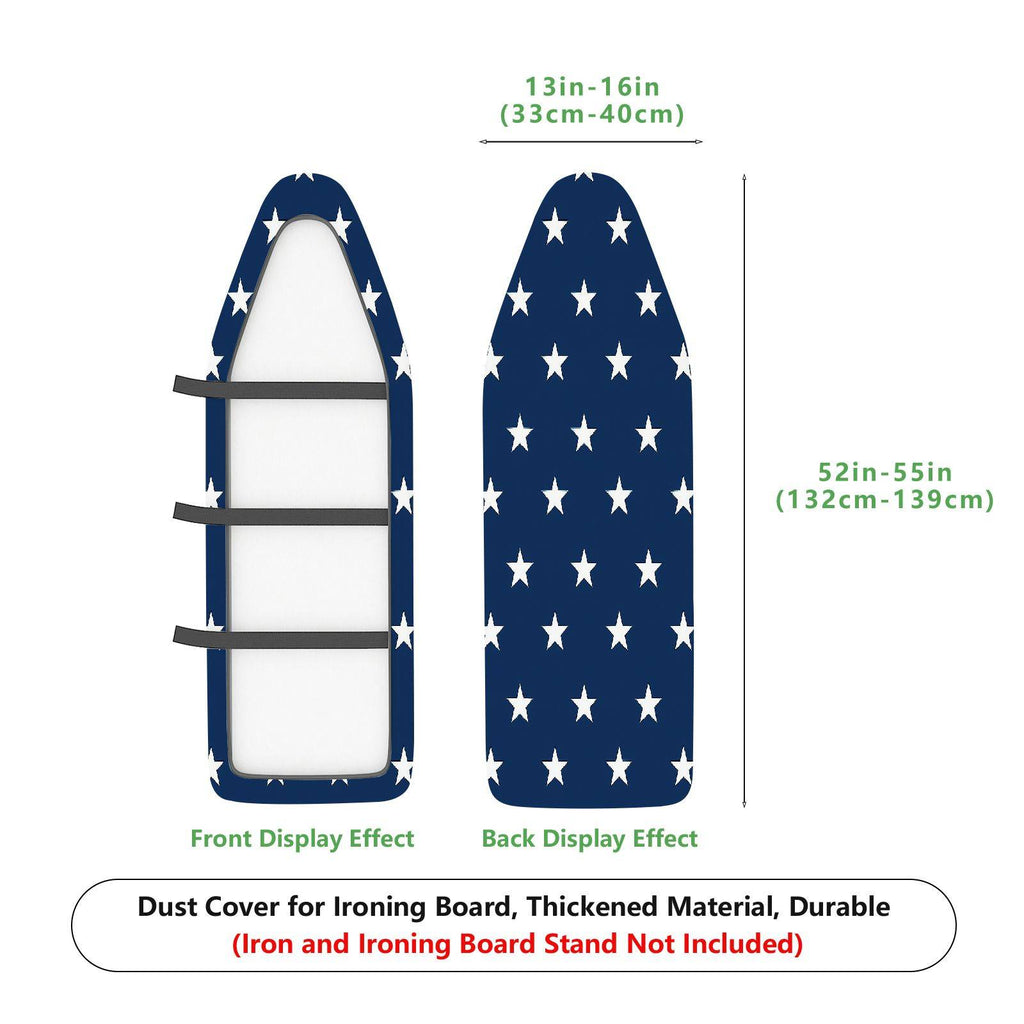 1-Piece Star Pattern Blue American  Ironing Board Cover, Universal Size, Without Board