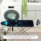 1-Piece Black Cat Moon Night  Ironing Board Cover, Universal Size, Without Board