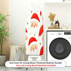 1-Piece Santa Claus Snowflake Holiday  Ironing Board Cover, Universal Size, Without Board