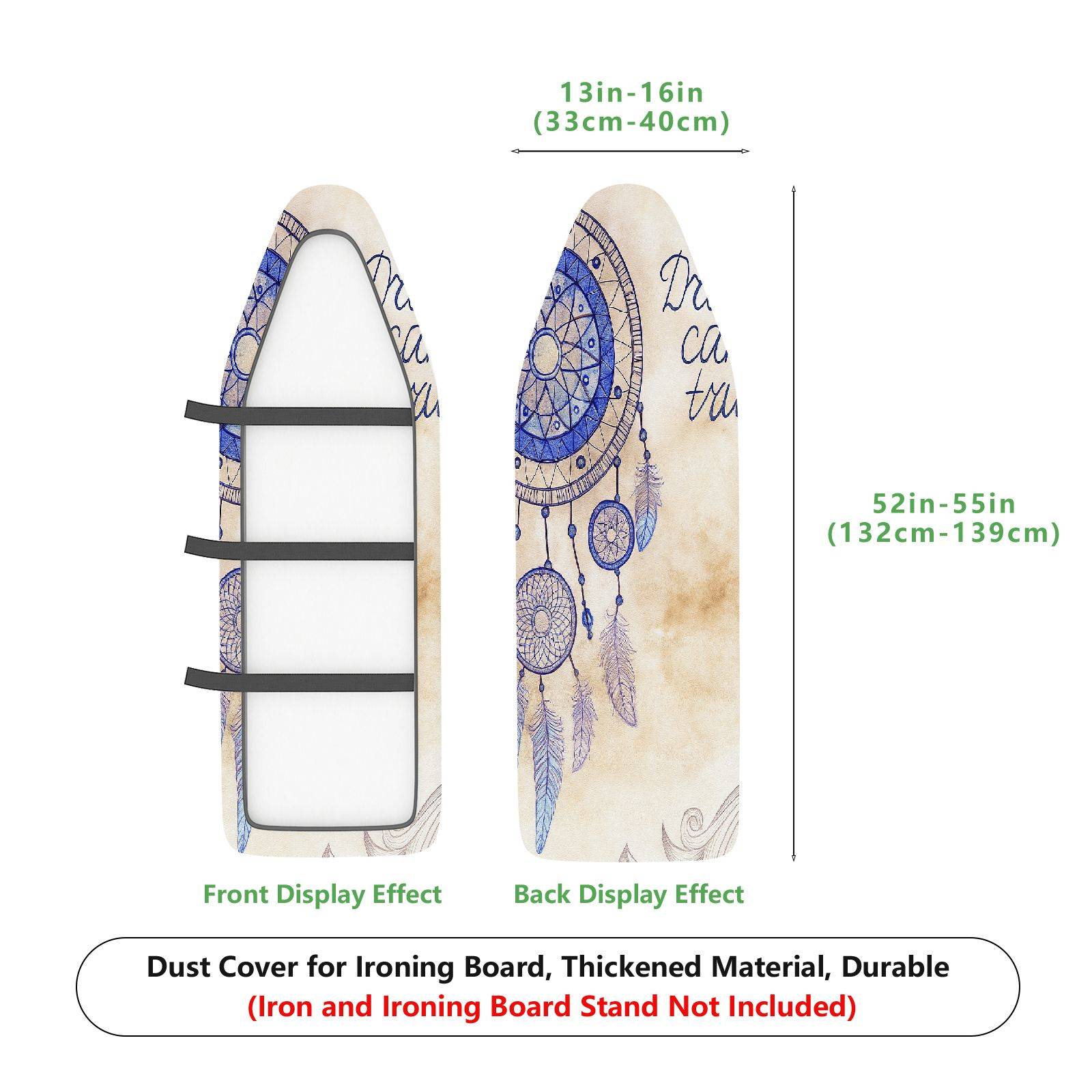 1-Piece Feather Dreamcatcher Beige  Ironing Board Cover, Universal Size, Without Board